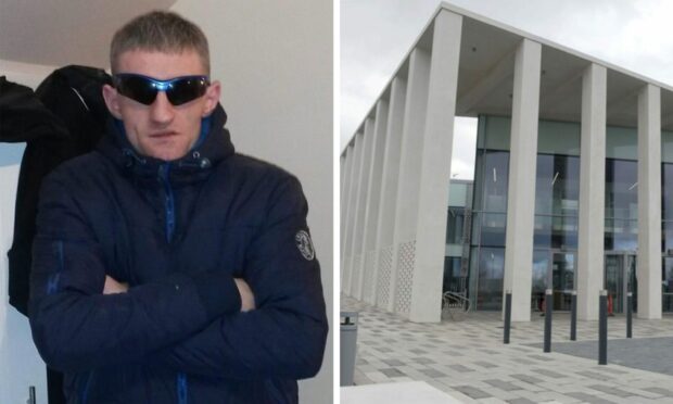 Dean Barclay was sentenced at Inverness Sheriff Court. Image: Facebook / DC Thomson