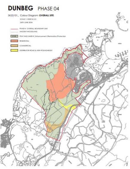 Plans for Phase 4 of the Dunbeg corridor are at pre-appliaction stage.