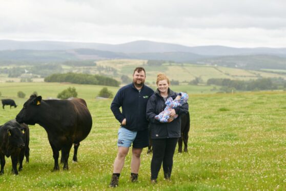 Duncan and Claire Morrison will be looking at the costs of finishing cattle at grass this month.