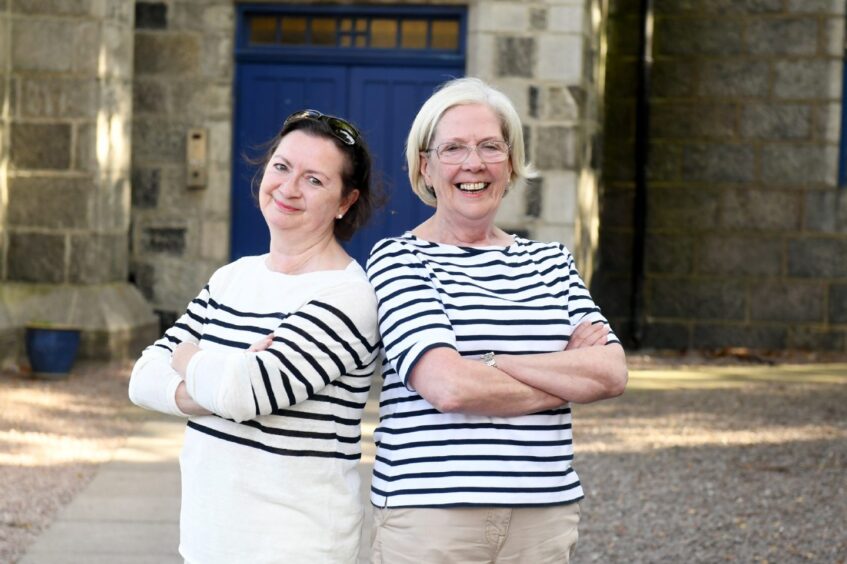 Clare Haggart and Liz Milne 