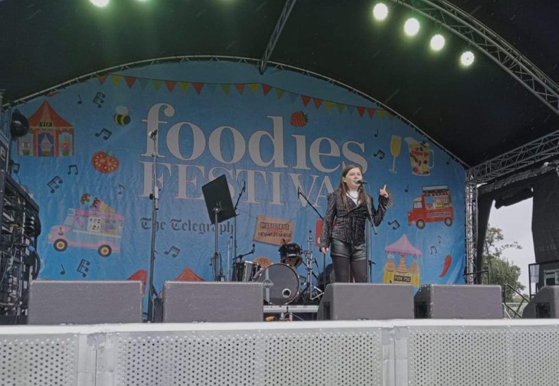 Erin Inglis at Foodie Festival in Edinburgh 