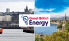 GB Energy logo on Aberdeen/Inverness background