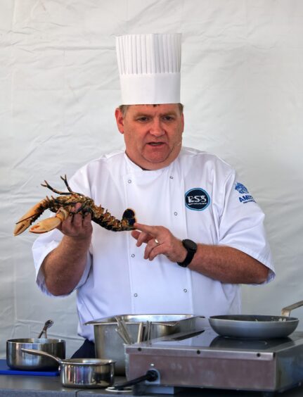 A cooking demonstration by Graham Singer, culinary director for ESS energy, government and infrastructure, was among the highlights of last year's festival. 