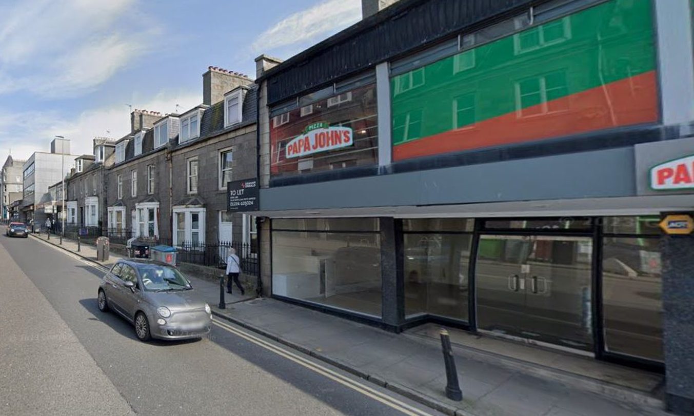 Exterior of the empty unit on Holborn Street.