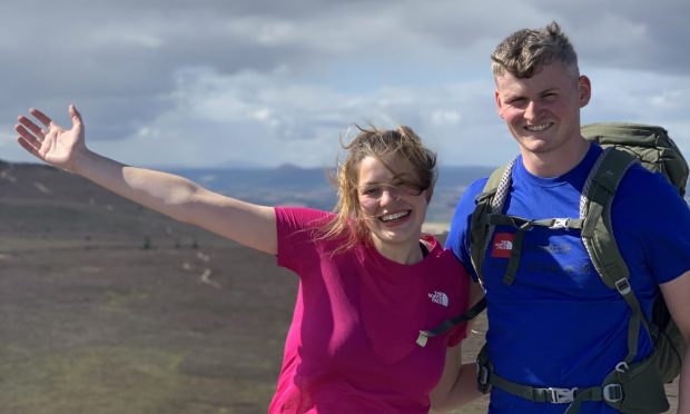 Anna and Matthew Gill are the couple behind the Aberdeenshire Walks Instagram page. Image: Supplied by Anna Gill