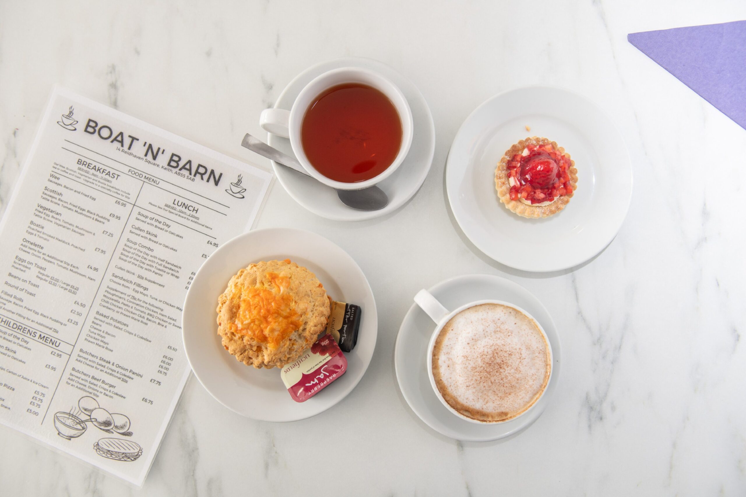 A selection of treats at the Keith cafe.