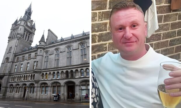 Peter Fonseca appeared at Inverness Sheriff Court and admitted spraying swastikas. Image: DC Thomson
