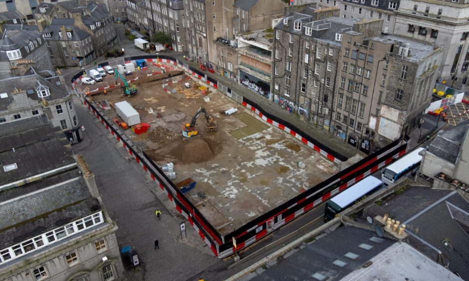 Aberdeen market roadworks