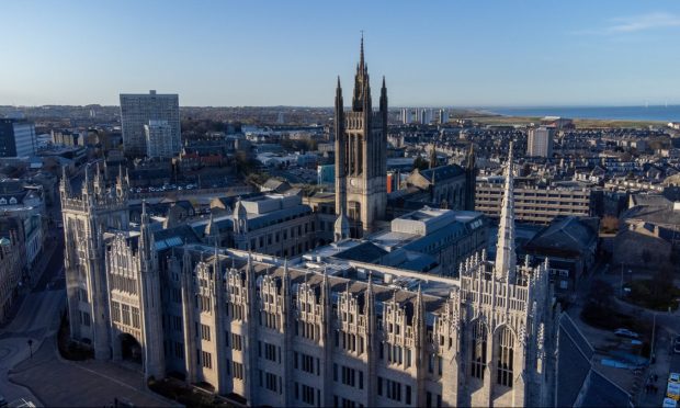 Seagulls clogging up gutters cause damage to Aberdeen’s A-listed Marischal College