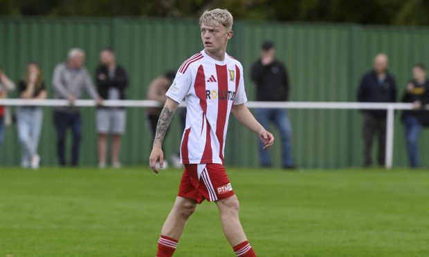 Formartine United's Tyler Mykyta. Image: Kenny Elrick/DC Thomson.