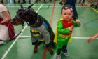 Odin the Doberman with Leo at the Peterhead Scottish Week Dog Show