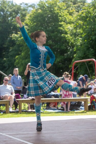 Highland dancing at Banchory Show