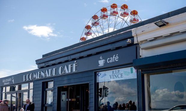 Codona is the proprietor of the Promenade Cafe. Image: DC Thomson