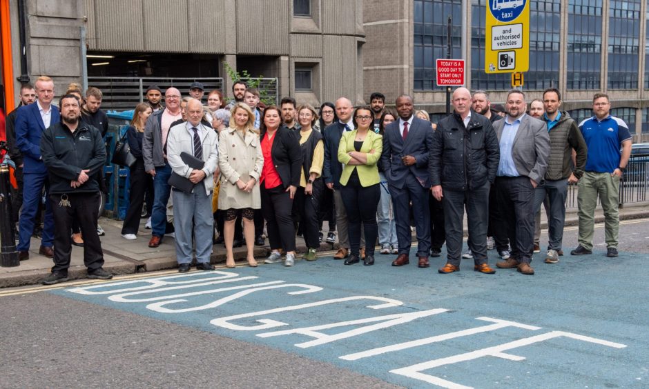 Businesses are pleading for the council to compromise on controversial Aberdeen bus gates. Kami Thomson/DC Thomson