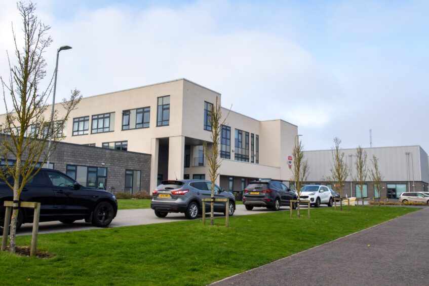 Exterior of Lochside Academy.