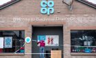 The Co-op remains cordoned off. Image: Kami Thomson/DC Thomson