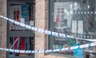 Police sealed off the shop during the investigation.  Kami Thomson/DC Thomson
