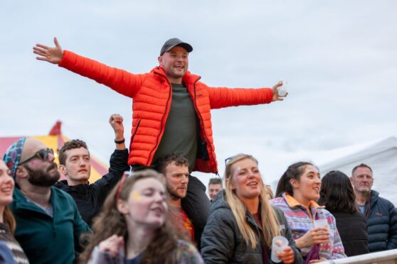 Crowds really enjoyed the three-day festival in Tiree. Image: Kevin Kerr