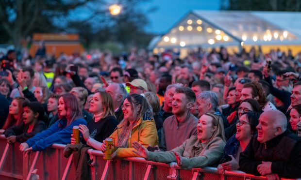 The crowd at MacMoray festival, which released an announcement saying it is ending