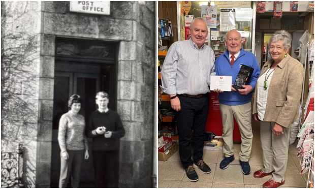Alisdair Mackenzie, better known as Sandy, has been the driving force behind Rogart Post Office since 1964. Image: Post Office