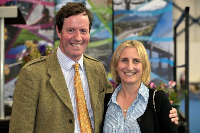 New Inverness, Skye and West Ross MP, Angus MacDonald photographed with his wife Michie.