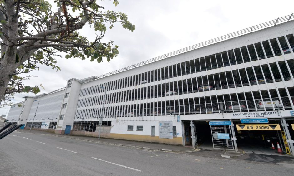 Rose Street Multi-storey car park in Inverness.