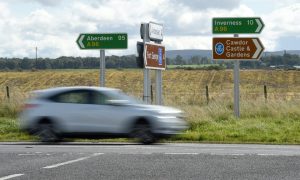 The A96 will no longer be completed by 2030. Image: Sandy McCook/DC Thomson.