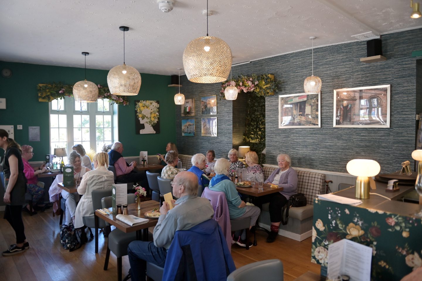 Kaina Italian Kitchen interior.