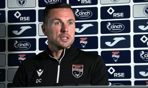 Ross County manager Don Cowie. Image: Sandy McCook/DC Thomson.