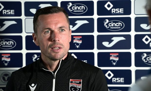 Ross County manager Don Cowie. Image: Sandy McCook/DC Thomson.