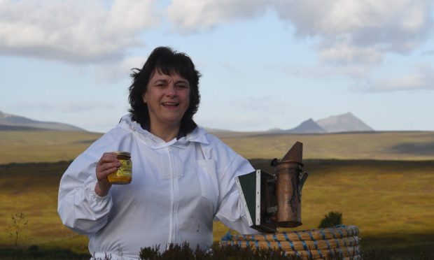 Carol Gunn beat hundreds of beekeepers to be named Britain's Honey Hero. Image: Mischief PR