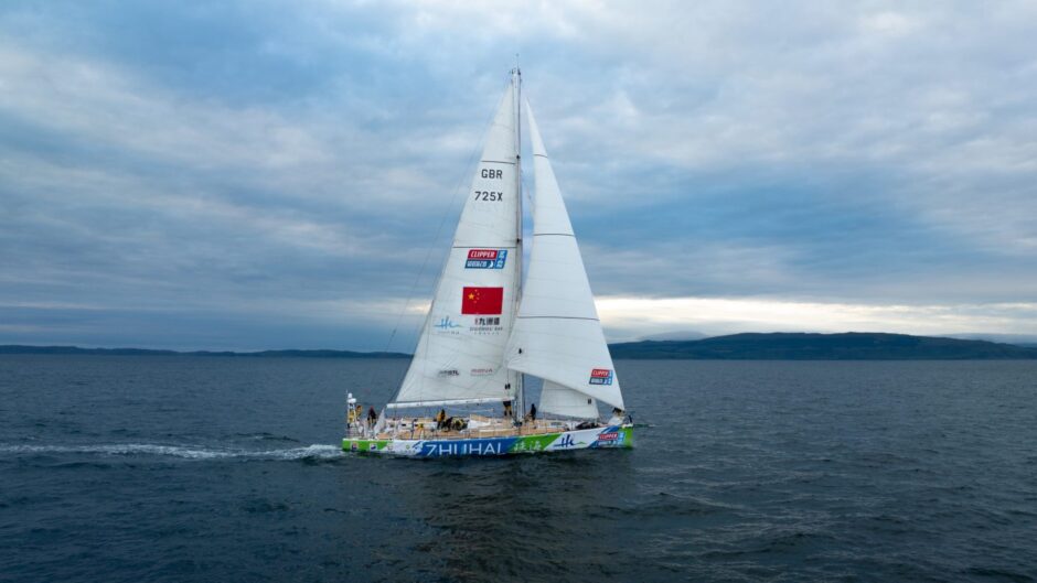 Clipper race Oban yacht