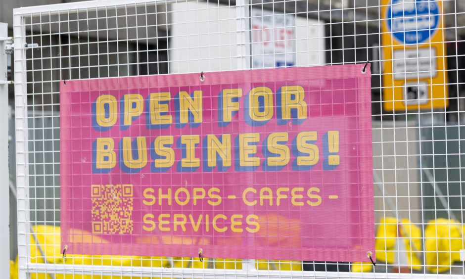 Union Street open for business campaign poster