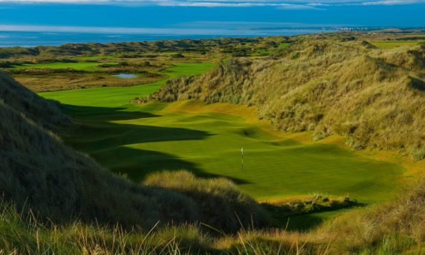 The 10th hole at Trump International Golf Links. Image supplied by Legends Tour.