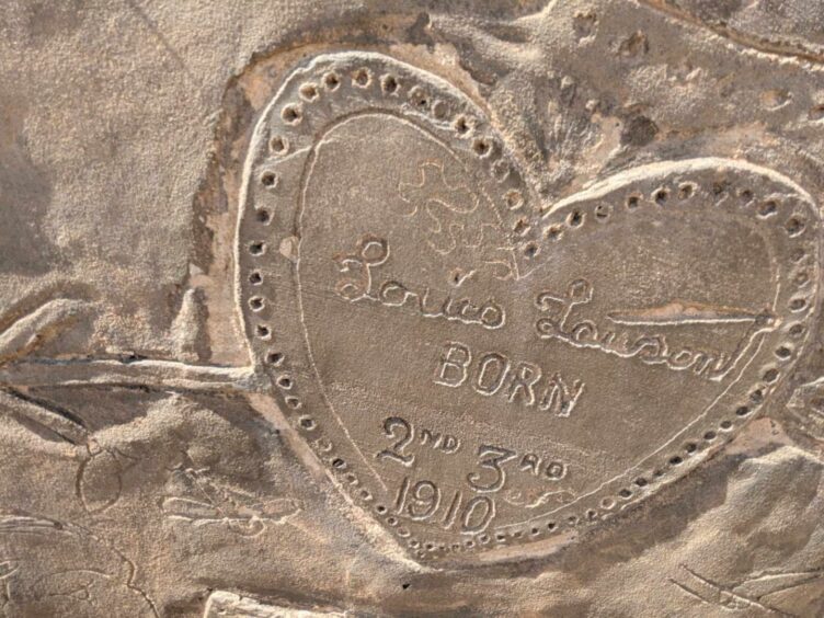 Detail on the 'Hitler's Graveyard' tank trap. Image: Gayle Ritchie. 