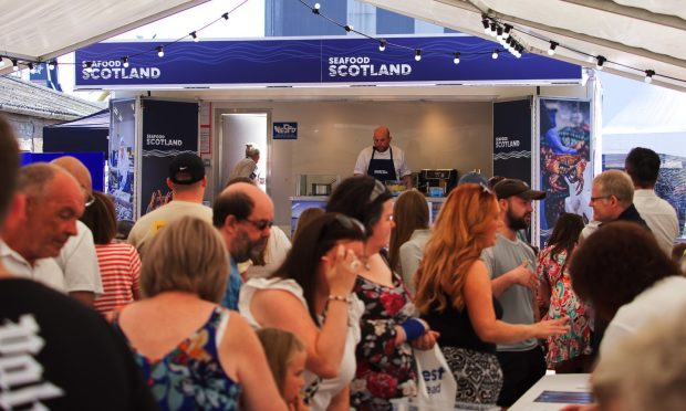 The Seafood Kitchen was a popular attraction during SeaFest Peterhead 2023