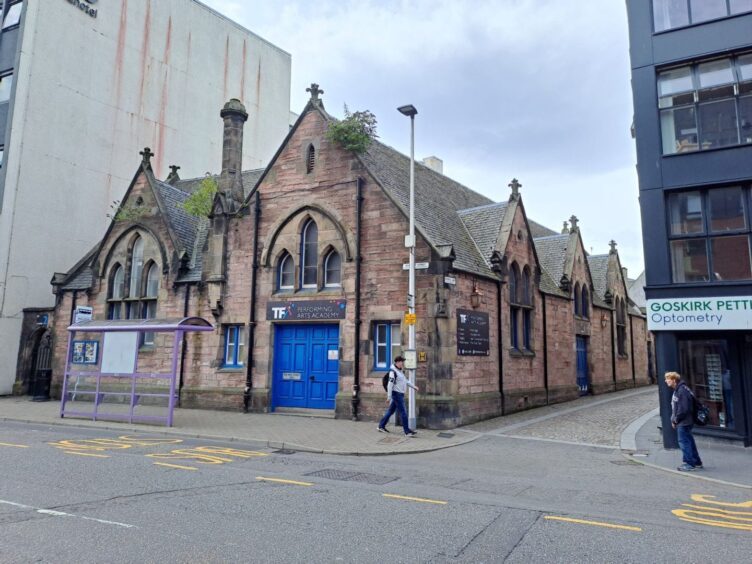 a building in Inverness city centre