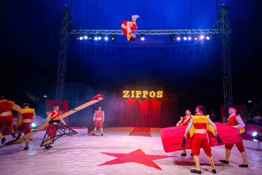 Mongolian Warriors at Zippos Circus 