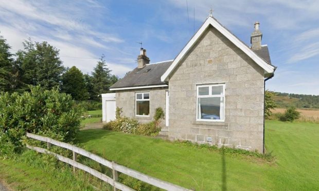 The former Cairnie Junction station master's house near Ruthven, Huntly, has gone on the market. Image: Stewart and Watson