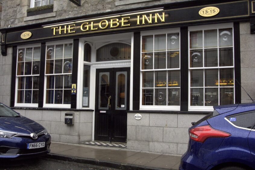 Exterior of The Globe Inn, Aberdeen.