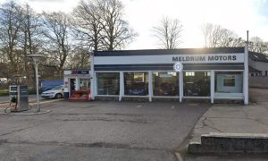 The vehicle was stolen from Meldrum Motors on Tuesday. Image: Google Maps