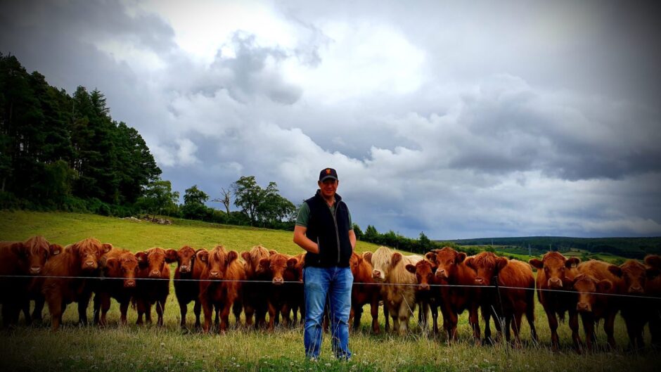 Cattle and sheep farmer Jock Gibson