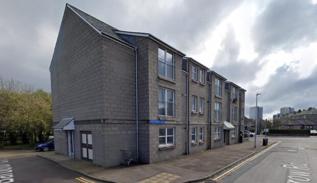 Police raided a flat in John Barbour Court, Old Aberdeen. Image: Google Street View
