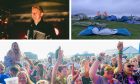 Organiser Daniel Gillespie, top left, says he's looking forward to a 'solid year' after 2023's cancellation. Images: DC Thomson/ Tiree Music Festival