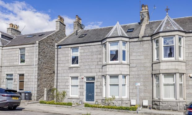 the exterior of 40 Whitehall Road, Aberdeen.