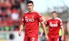 Jamie McGrath in action for Aberdeen against St Mirren. Image: Shutterstock.