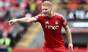 Sivert Heltne Nilsen (6) of Aberdeen during the Premier Sports Scottish League Cup match against Queen's Park. Image: Shutterstock