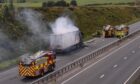 A90 fire on the AWPR