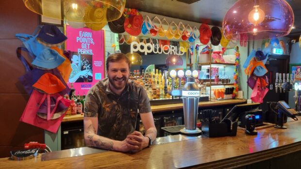 Andy has urged Aberdeen partygoers to check out Popworld this weekend. Image: Graham Fleming/DC Thomson