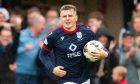 Ross County's Ronan Hale celebrates scoring late on to draw 1-1 with Dundee United in August. Image: SNS.